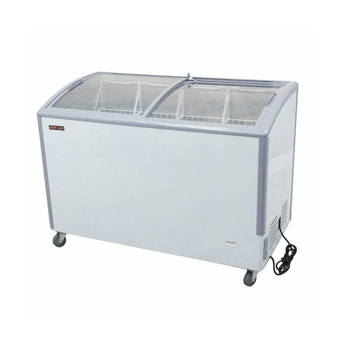 New Air NIF-55-CG 55" Glass Top Ice Cream Freezer