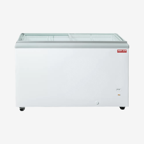 New Air NIF-71-FG 71" Flat Glass Top Ice Cream Freezer