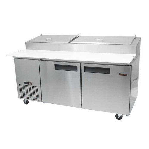 New Air NPT-071-PI 71″ 2 Door Pizza Prep Refrigerator