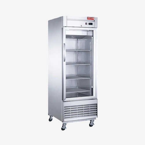 New Air NSGR-28-H 1 Door Glass Reach-In Refrigerator