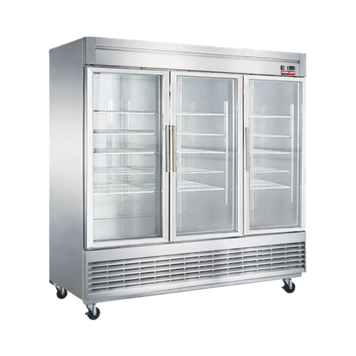 New Air NSGR-55-H 2 Door Glass Reach-In Refrigerator