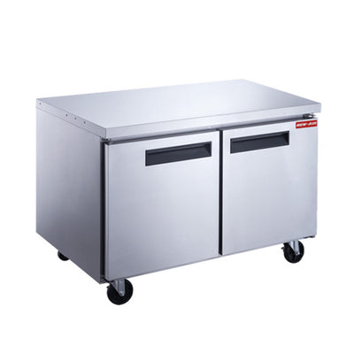 New Air NUF-060-SS 60″ 2 Door Undercounter Freezer