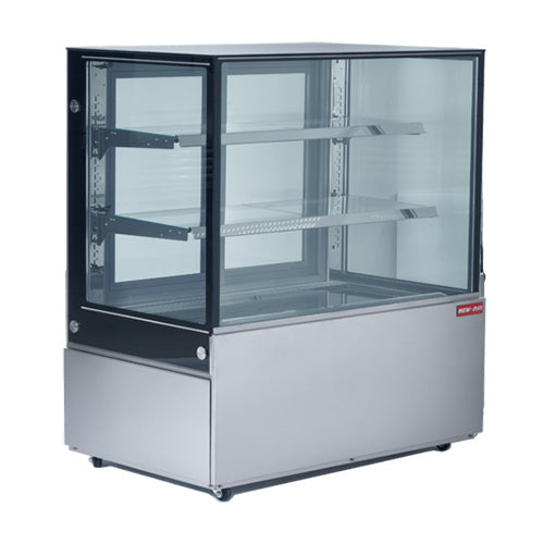 New Air NDC-019-SG 48" Square Glass Floor Refrigerated Display Case