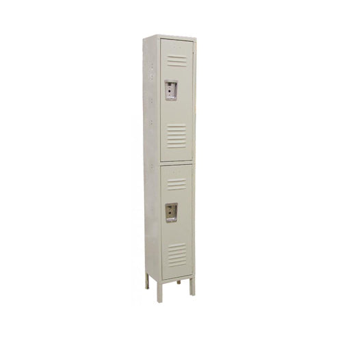 Omcan 13126 18" Deep 2 Door Steel Locker