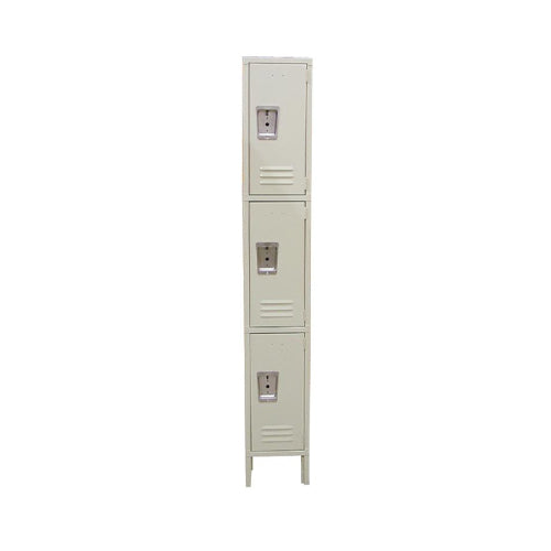 Omcan 13128 18" Deep 3 Door Steel Locker