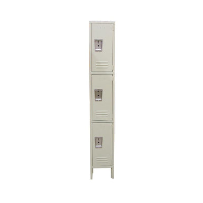 Omcan 13128 18" Deep 3 Door Steel Locker