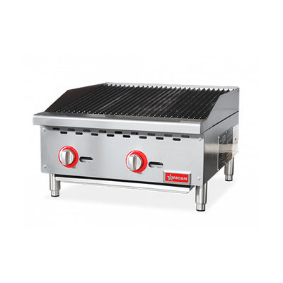 Omcan CE-CN-CB24-M 24" Natural Gas Radiant Charbroiler