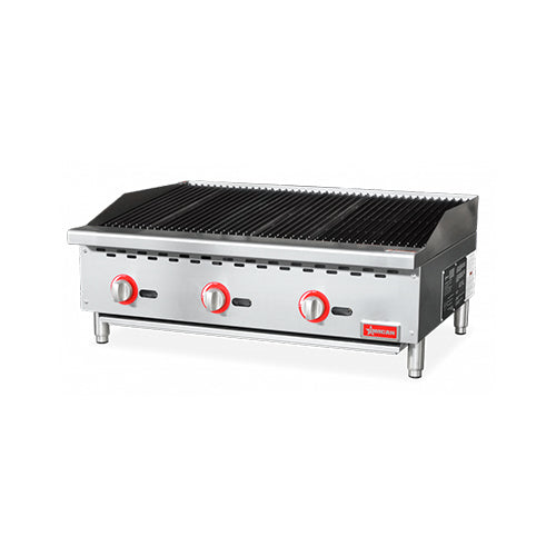 Omcan CE-CN-CB36-M 36" Natural Gas Radiant Charbroiler