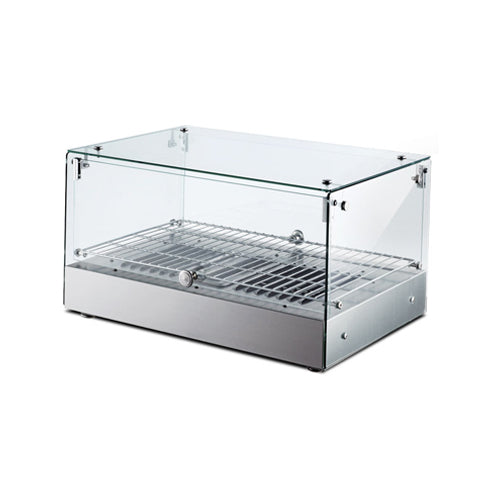 Omcan DW-CN-0035 22" Straight Glass Countertop Heated Display Case