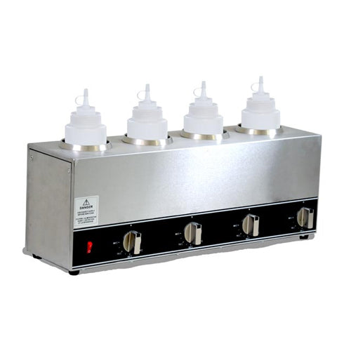 Omcan FW-CN-1604 Quadruple Sauce Bottle Warmer