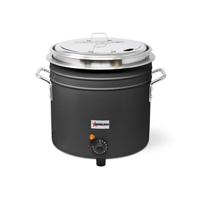 Omcan FW-TW-5000-B 10 Lt Soup Kettle Black