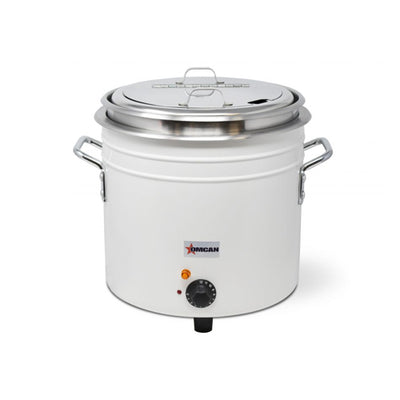 Omcan FW-TW-5000-W 10 Lt Soup Kettle White