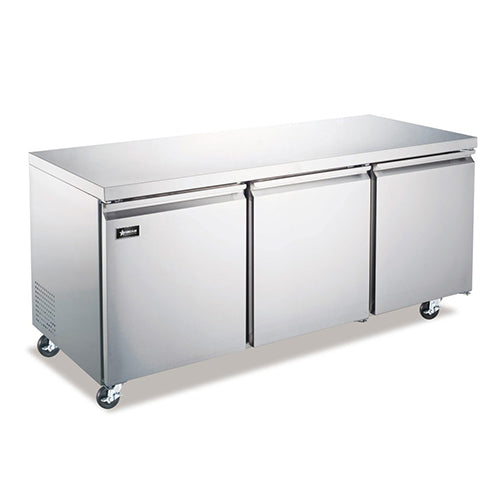 Omcan RE-CN-0016-HC 72″ 3 Door Undercounter Refrigerator