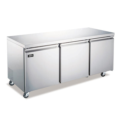 Omcan RE-CN-0016-HC 72″ 3 Door Undercounter Refrigerator