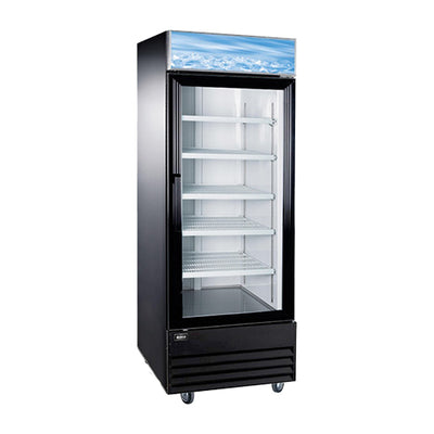 Omcan RE-CN-0023-H 28" 1 Door Glass Refrigerator Merchandiser