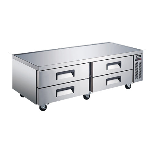 Omcan RE-CN-0072-C 72" 4 Drawer Refrigerated Chef Base