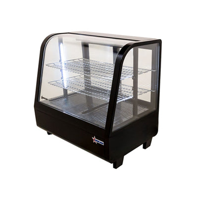 Omcan RS-CN-0100-E 27″ Curved Glass Countertop Display Refrigerator