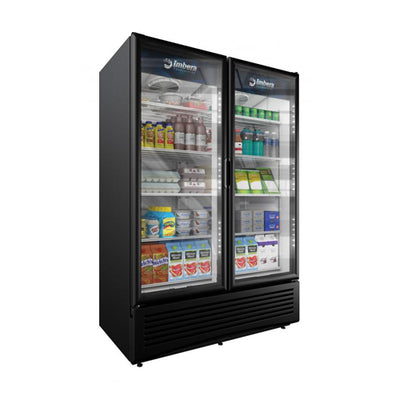 Omcan VRD43 54'' 2 Door Glass Refrigerator Merchandiser