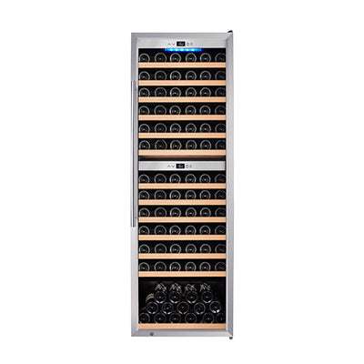 Omcan WC-CN-0126-D Dual Temperature Full Size One Glass Door Wine Merchandiser