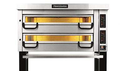 PizzaMaster PM932ED 71” Double Electric Pizza Deck Oven with Digital Display