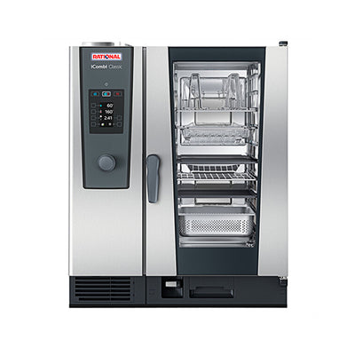 Rational iCombi Classic ICC-10-HALF-E LM200DE 10 Pan Half Size Electric Combi Oven - 3Ph, 240V