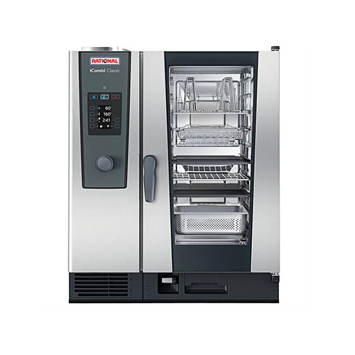 Rational iCombi Classic ICC-10-HLAF LM200DG 10 Pan Half Size Natural Gas Combi Oven