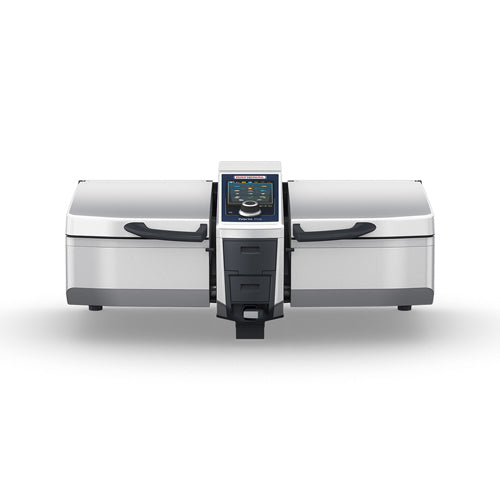 Rational iVario Pro 2-XS LMX100AE 9 Gallon Double Pan Electric Tilt Skillet - 3Ph, 240V