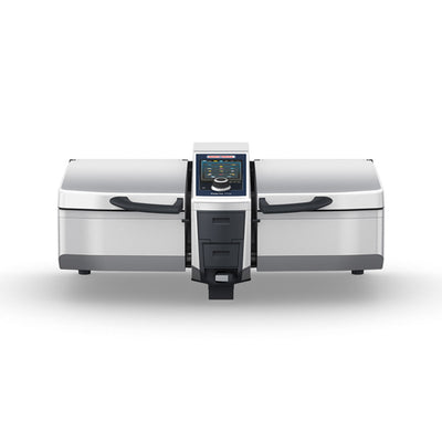 Rational iVario Pro 2-XS LMX100AE 9 Gallon Double Pan Electric Tilt Skillet - 3Ph, 240V