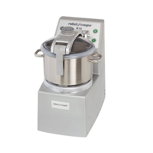 Robot Coupe R15 Vertical Food Processor With 15 Qt Stainless Steel Bowl