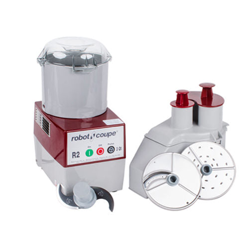 Robot Coupe R2N Continuous Feed Food Processor With 3 QT Grey Bowl