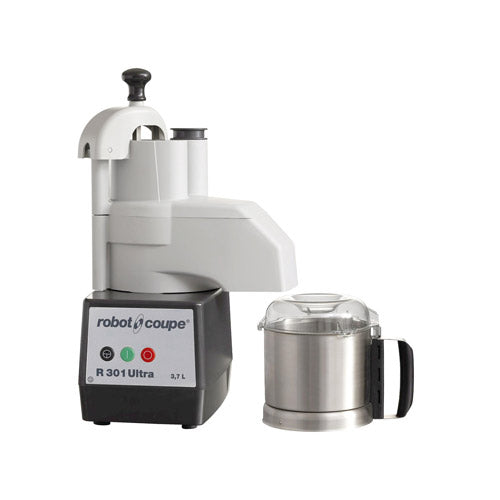 Robot Coupe R301-ULTRA Continuous Feed Food Processor With 3.5 QT Stainless Steel Bowl