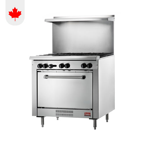 Rosko RO-RFG-36NG 36″ Natural Gas Range With 6 Open Burner