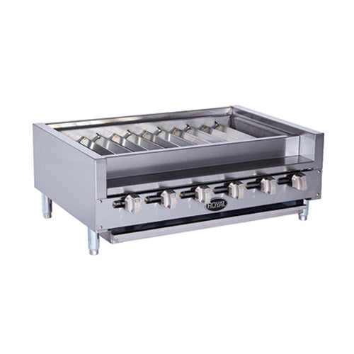 Royal RKTB-36 36" Natural Gas Shish Kabob Broiler