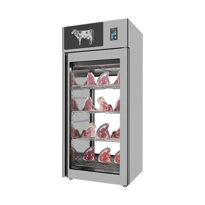 Stagionello MM-IT-900-SS-V 500 Lb Dry Aging Cabinet with 2-Glass View