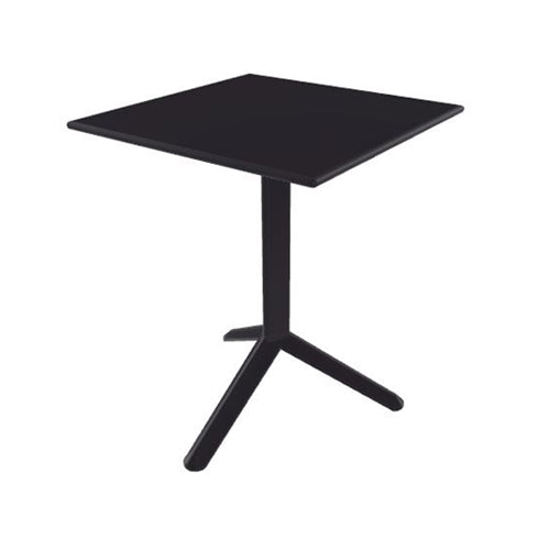 Tarrison ATTAKP10311010H75 Arket Plus Square Restaurant Table Black