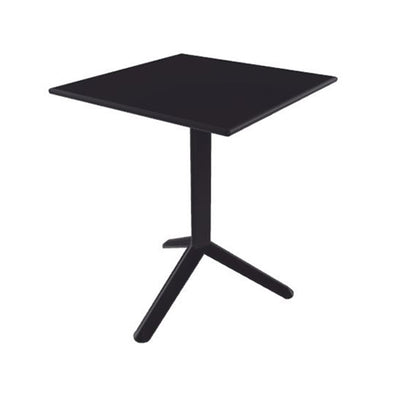 Tarrison ATTAKP10311010H75 Arket Plus Square Restaurant Table Black
