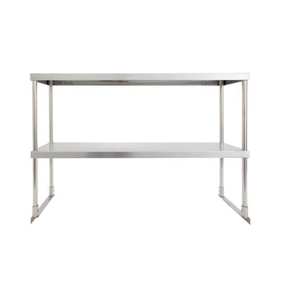Thorinox TDOS-1436-SS 14" x 36" 18 Gauge Stainless Steel Double Overshelf