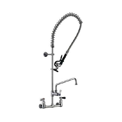 Thorinox WM-200-S12 Wall Mount Pre-Rinse Assembly With 8" Center and 12" Add On Faucet