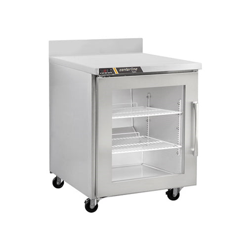 Traulsen CLUC-27R-GD-WT 27″ 1 Door Glass Worktop Refrigerator