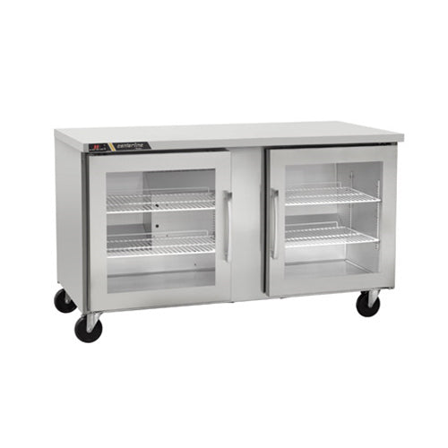 Traulsen CLUC-36R-GD 36″ 2 Door Glass Undercounter Refrigerator