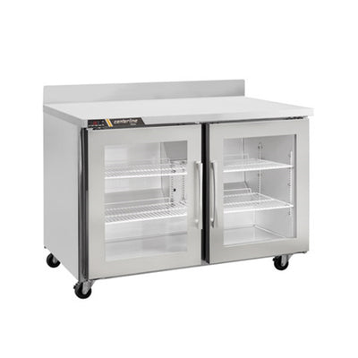 Traulsen CLUC-36R-GD-WT 36″ 2 Door Glass Worktop Refrigerator
