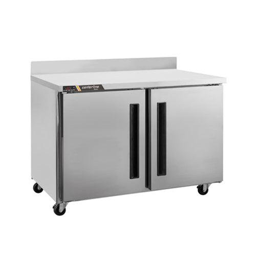 Traulsen CLUC-48F-SD-WT 48″ 2 Door Worktop Freezer