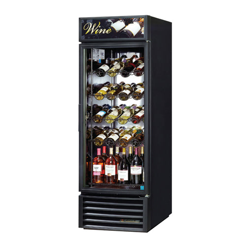 True GDM-23W-HC-TSL01 Single Temperature Full Size One Glass Door Wine Merchandiser