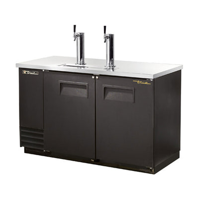 True TDD-2 59" Beer Dispenser Refrigerator With Double Tab Tower