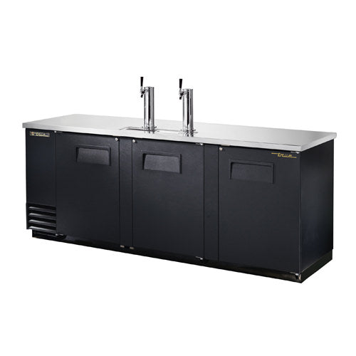 True TDD-4 90" Beer Dispenser Refrigerator With Double Tab Tower