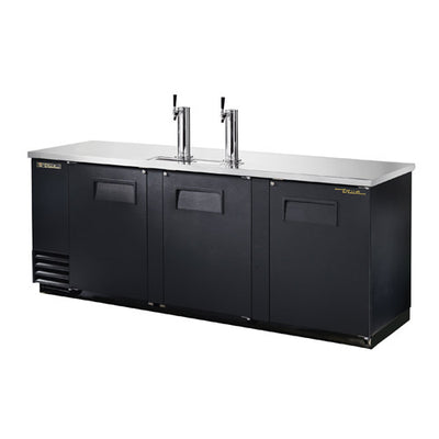True TDD-4 90" Beer Dispenser Refrigerator With Double Tab Tower