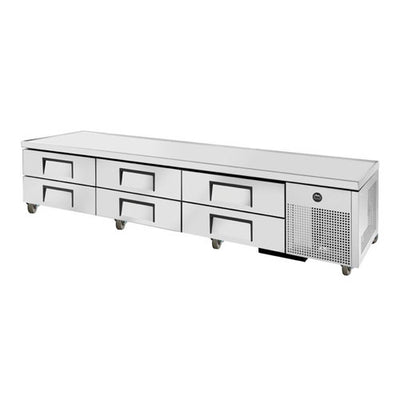 True TRCB-110 110" 6 Drawer Refrigerated Chef Base