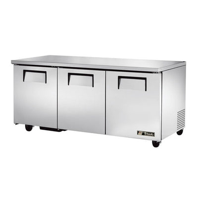 True TUC-72-HC 72″ 3 Door Undercounter Refrigerator
