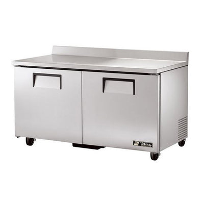 True TWT-60F-HC 60" 2 Door Worktop Freezer