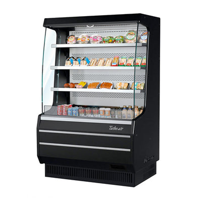 Turbo Air TOM-40MB-N Black 39" Air Curtain Merchandiser